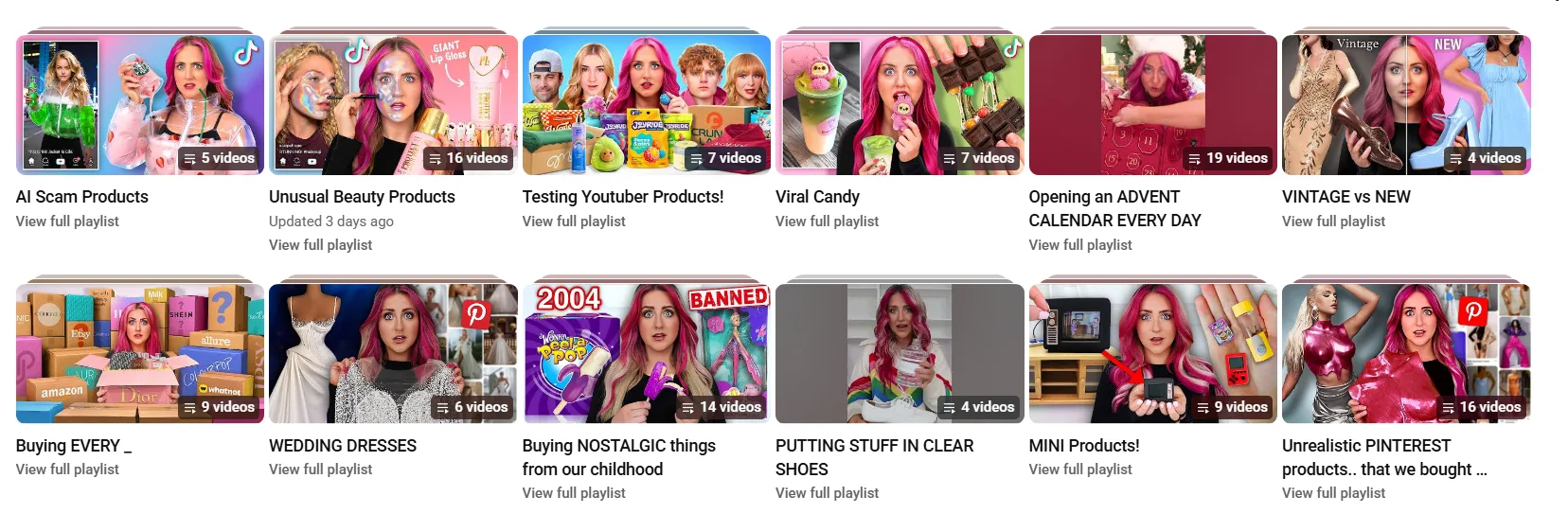 Playlist sequence keeping viewers on your channel through multiple videos in one session
