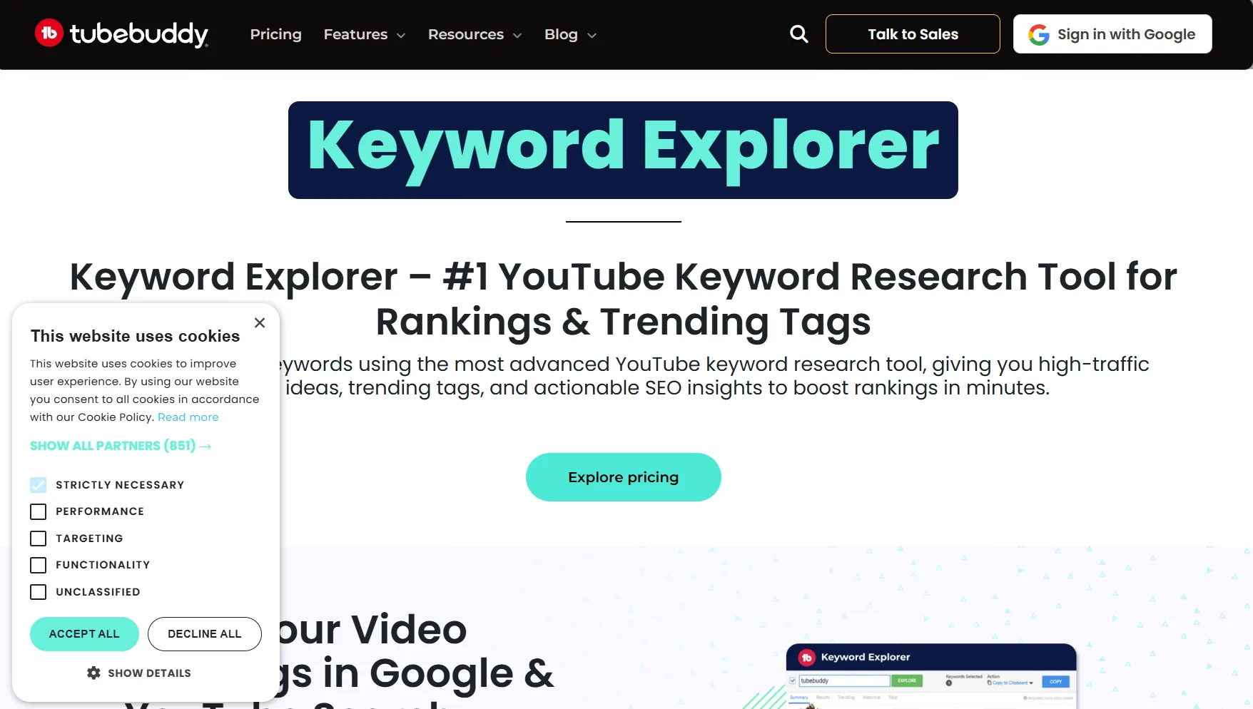 TubeBuddy bulk processing and Thumbnail A/B testing dashboard