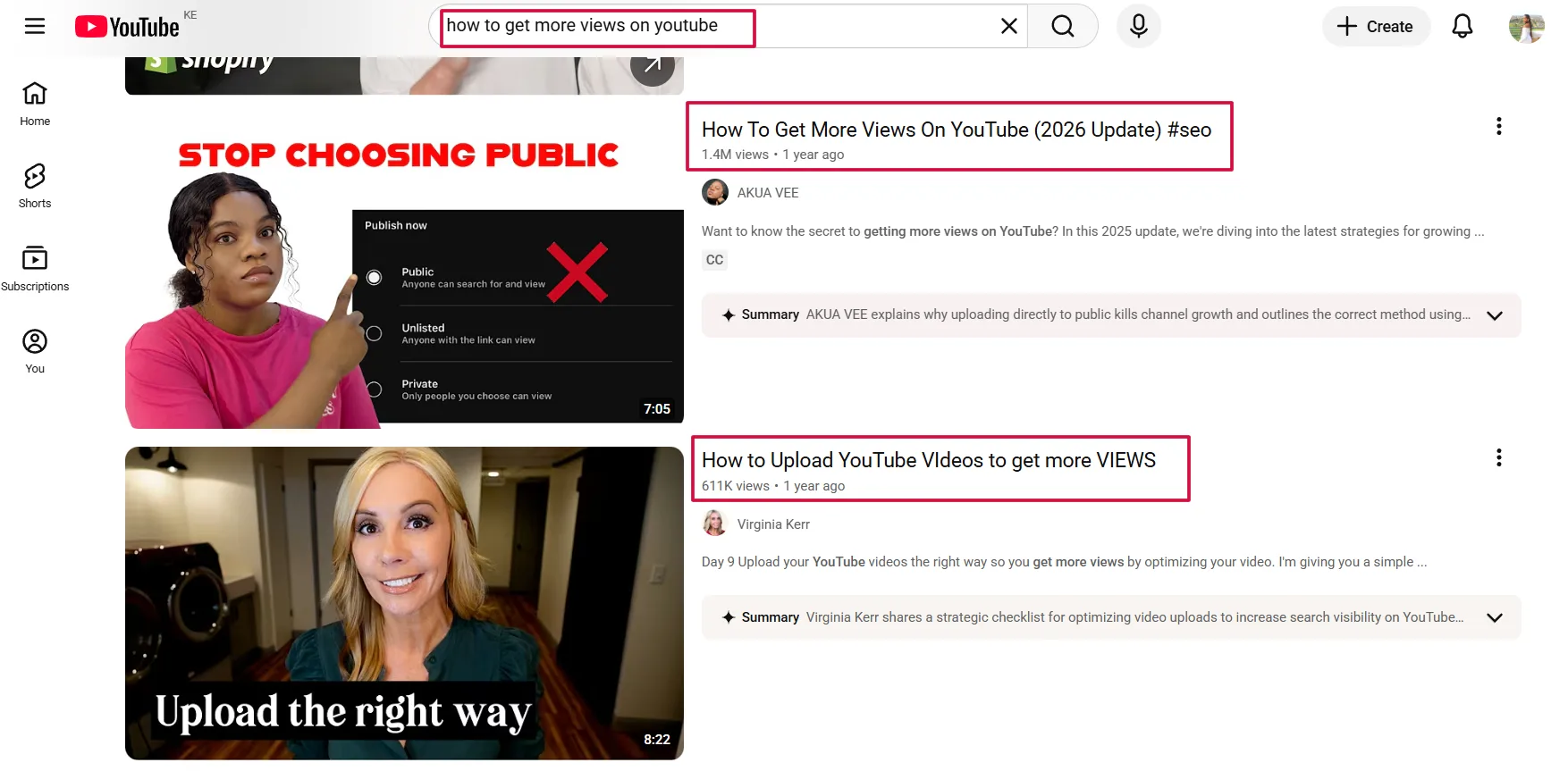 Search-based content compounds views over months while browse-based content spikes