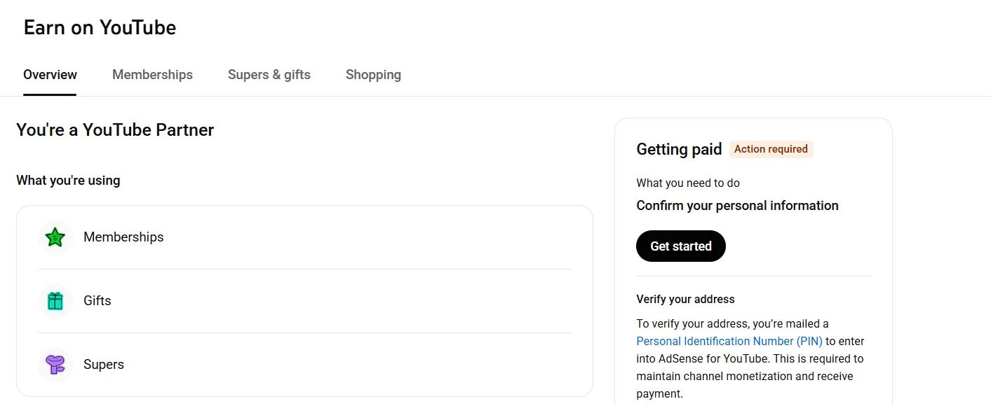 YouTube Partner Program eligibility unlocking AdSense at 1,000 subscribers and 4,000 watch hours
