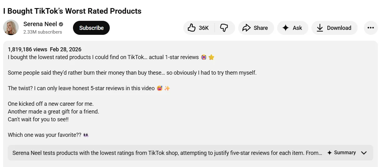 A clear, specific YouTube channel description that states who the channel serves, what it delivers, and how often