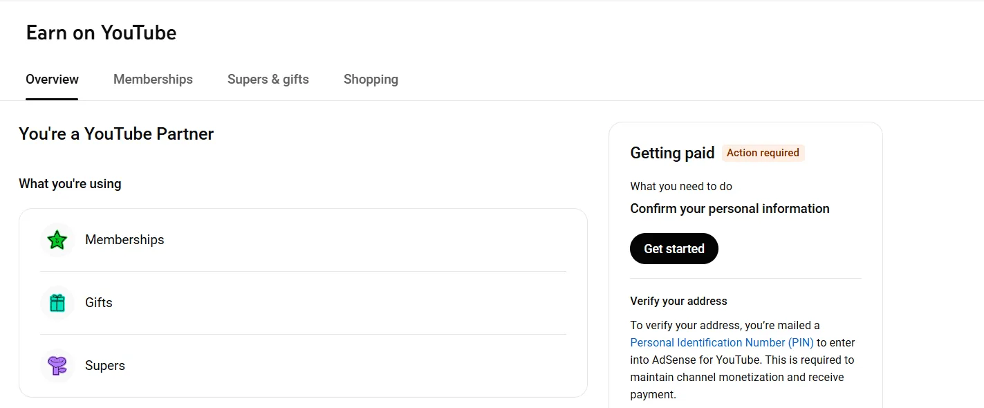 YouTube Partner Program Tier 1 eligibility requirements