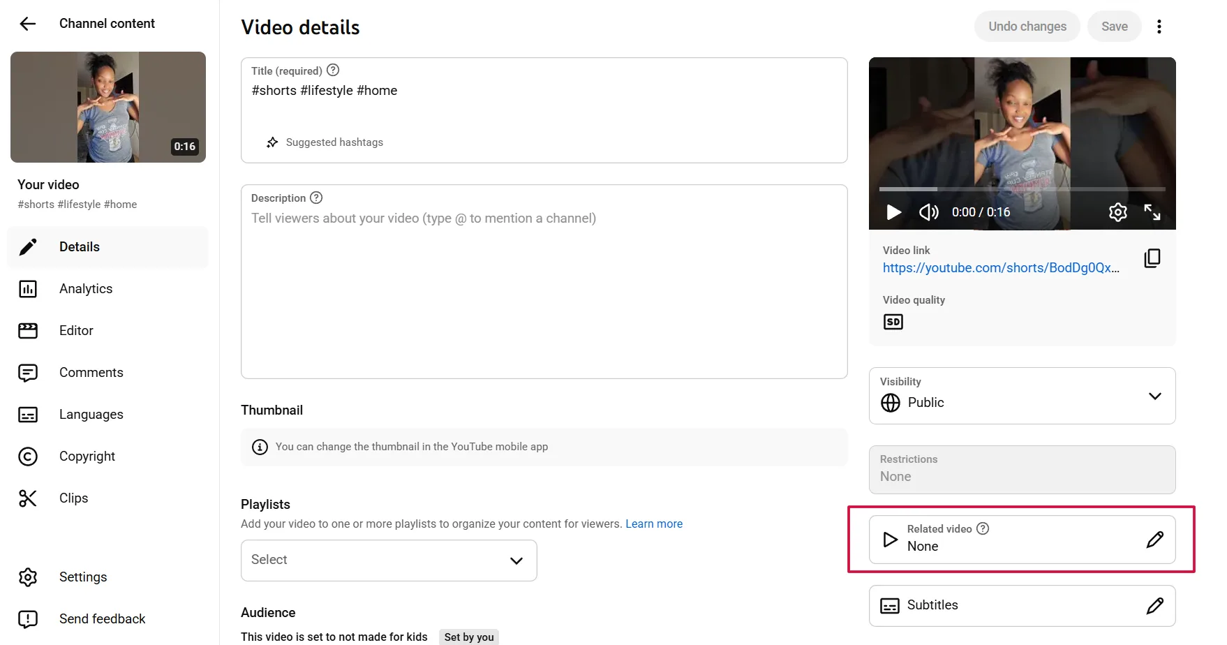 The Related Video link converting Shorts traffic into long-form watch time