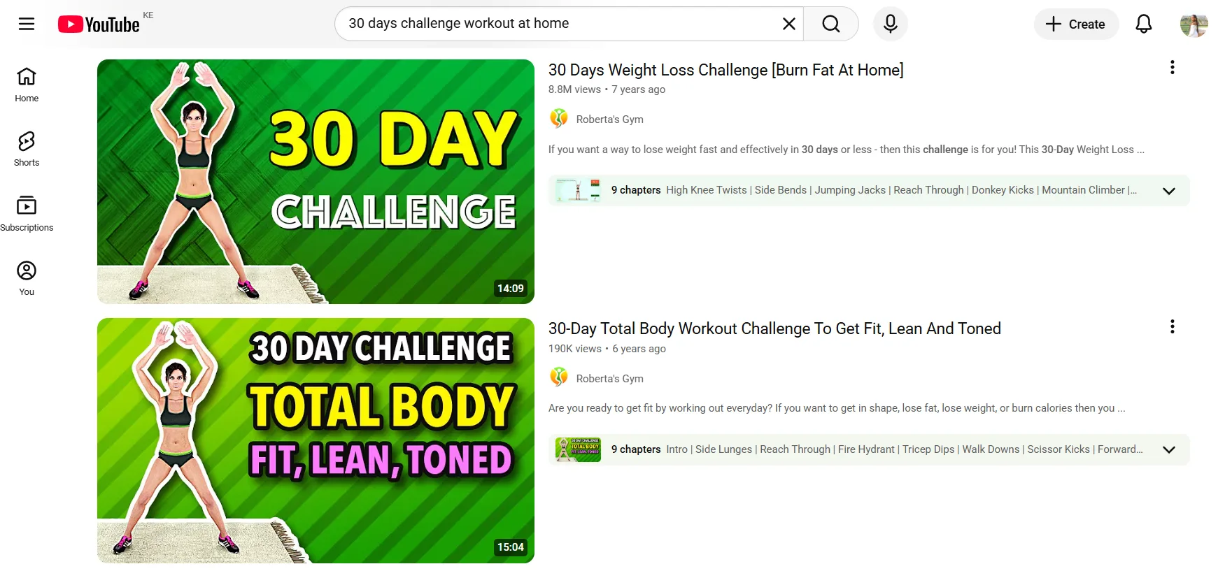 A 30-day challenge series creating built-in return viewership across update videos